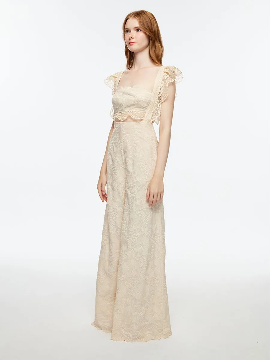 JANESUDA (AW23) Cream Jumpsuit