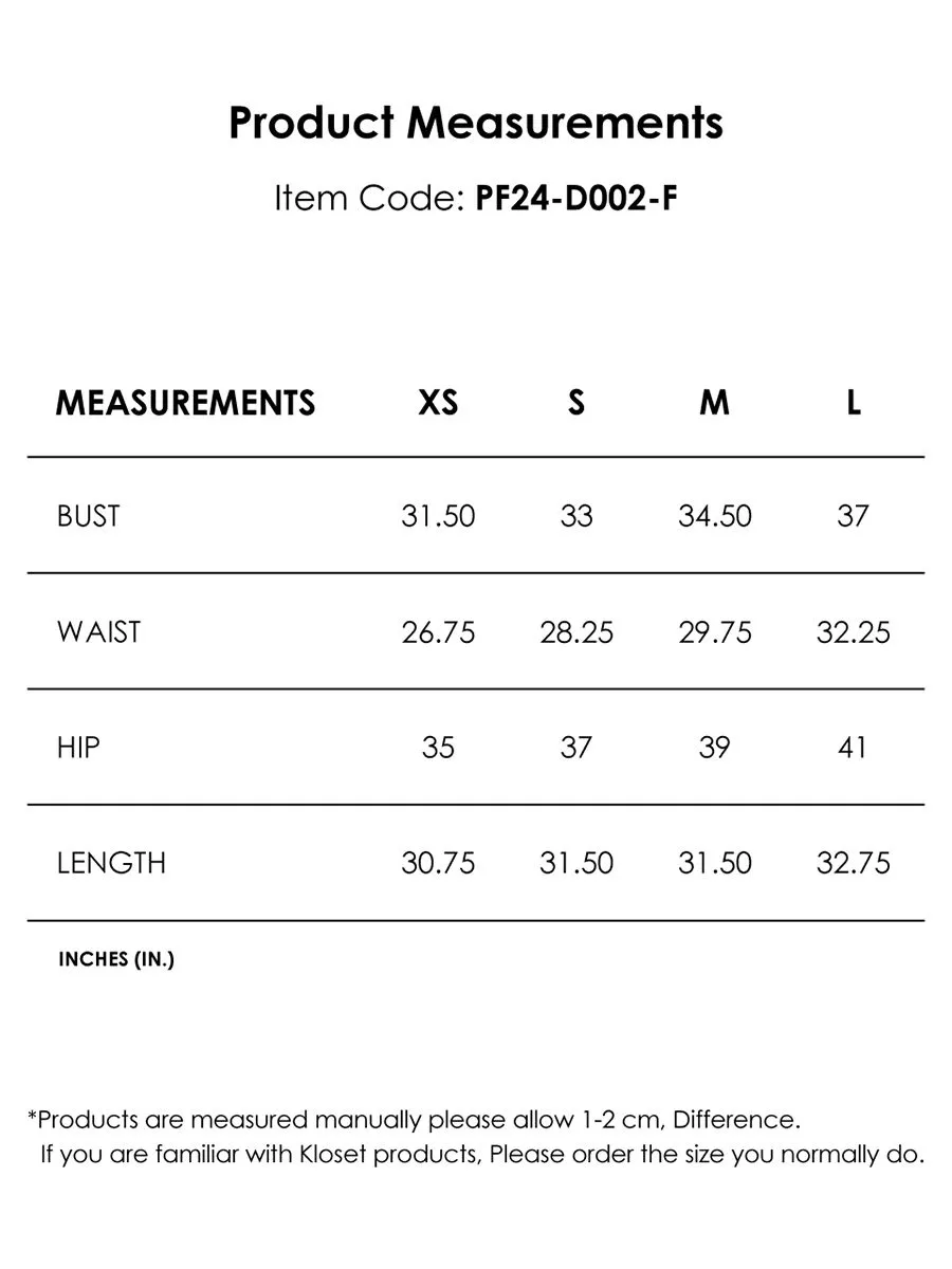 KLOSET (PF24)Puff Sleeve Mini Dress Blue