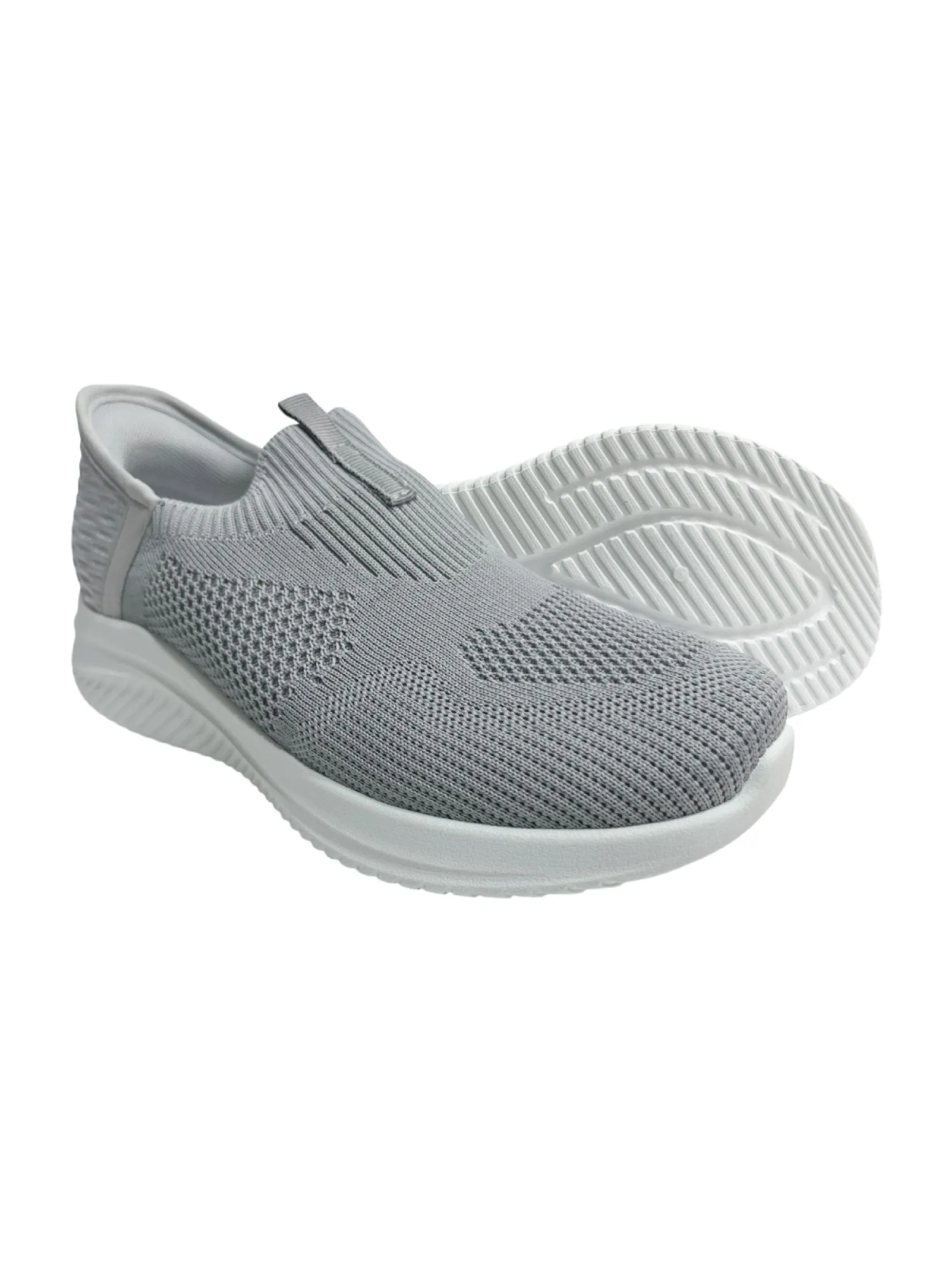 D'ARTE Sneakers, slip-on shoes with reinforced heel, grey, model D55-24531