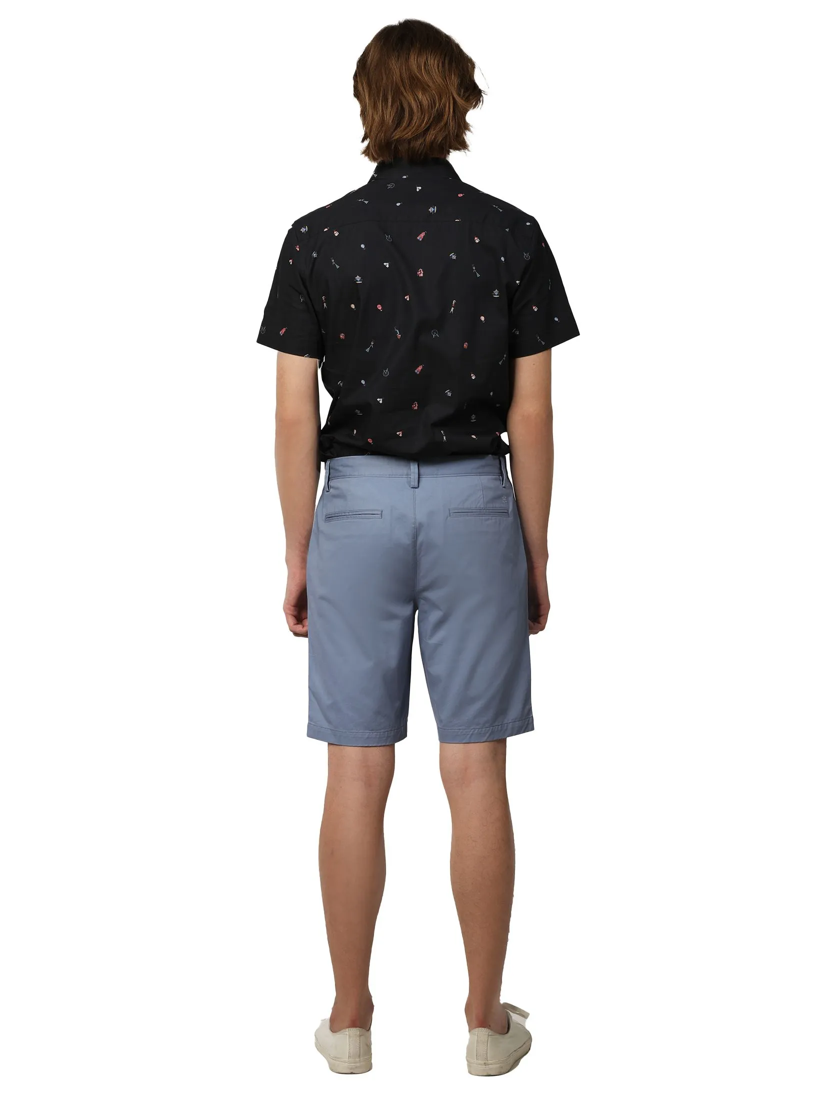 JOHN HENRY Men's Shorts (Slim Fit) MERRIMENT Blue