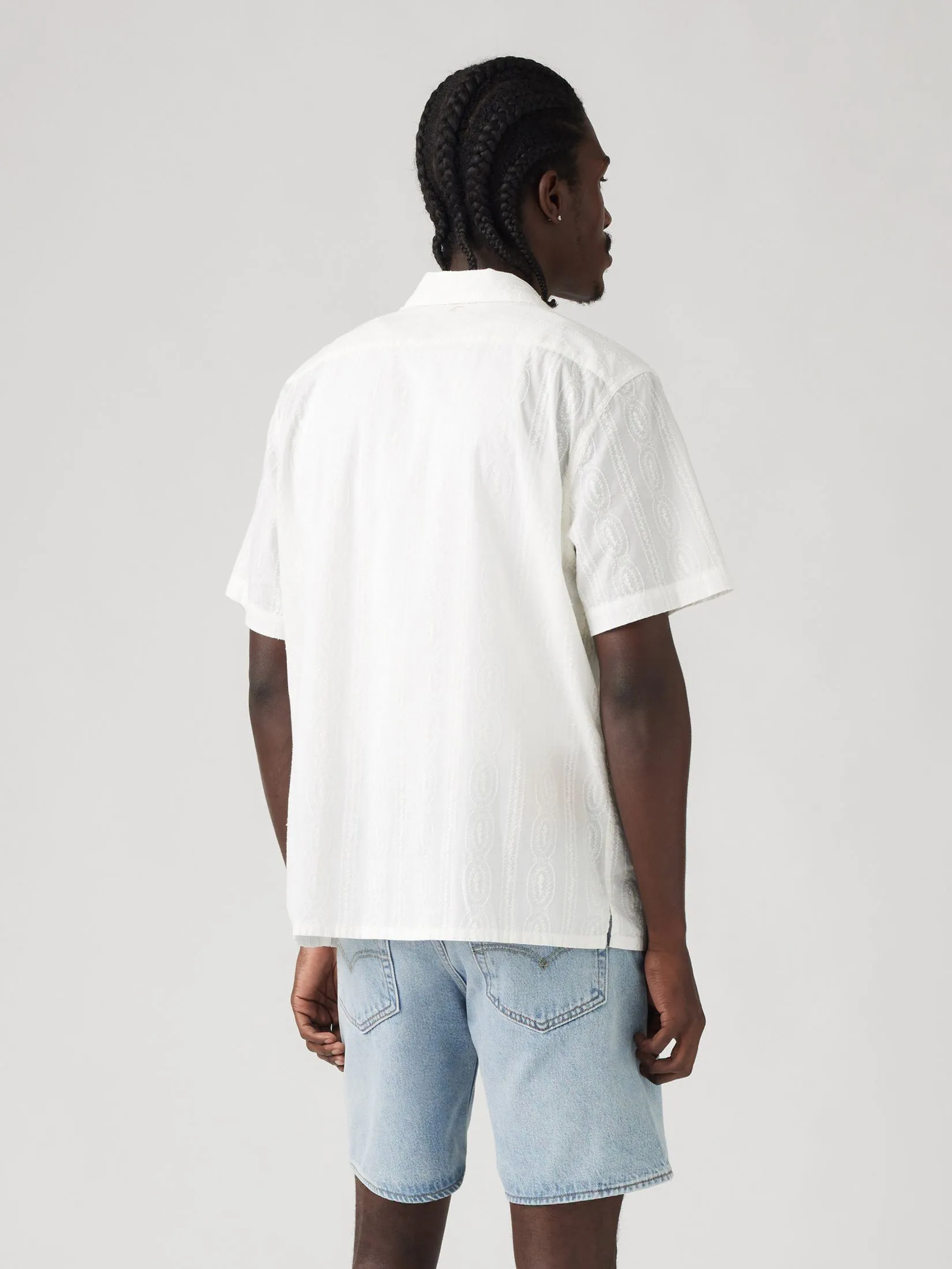 LEVI'S Levi’s Men’s Sunset Camp Shirt White