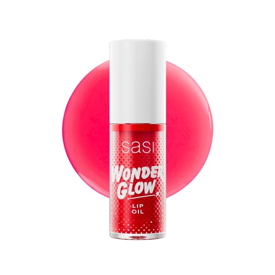 Sasi Wonder Glow Lip Oil 4g 01 - 01 Glossy Red
