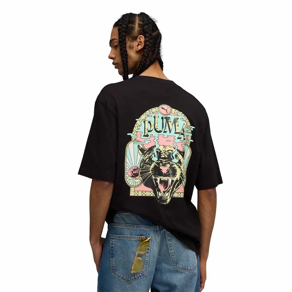 PUMA House of Graphics Men T-Shirt Black - PU097AP041EOTH