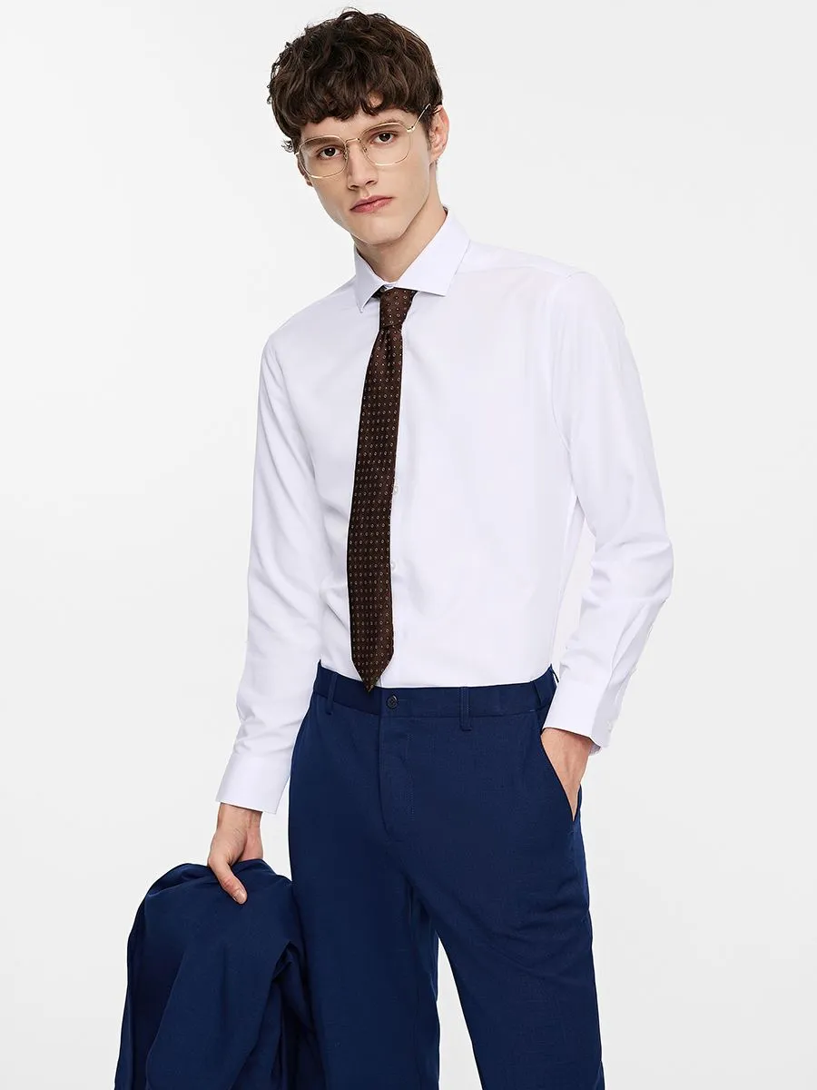 G2000 Men Clothing Long Sleeves Formal Shirt  Smart Fit  White