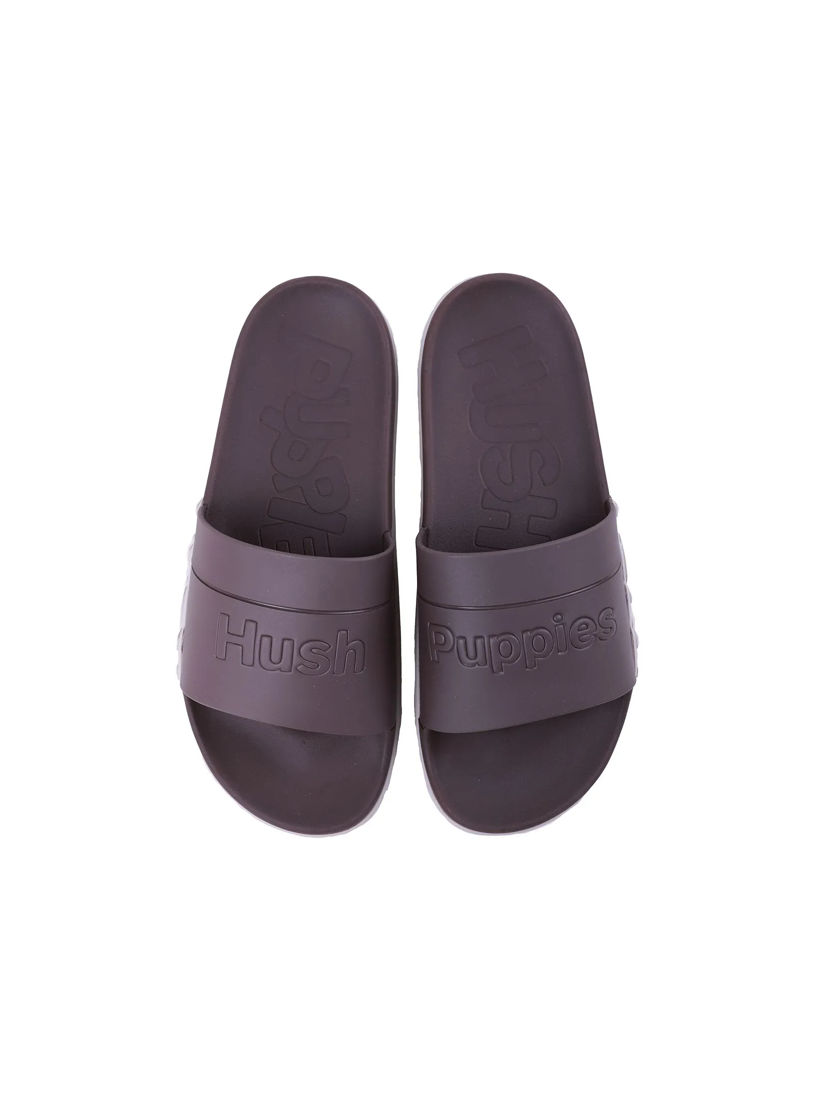 HUSH PUPPIES Men's Shoes Sandals Slides  - BROWN