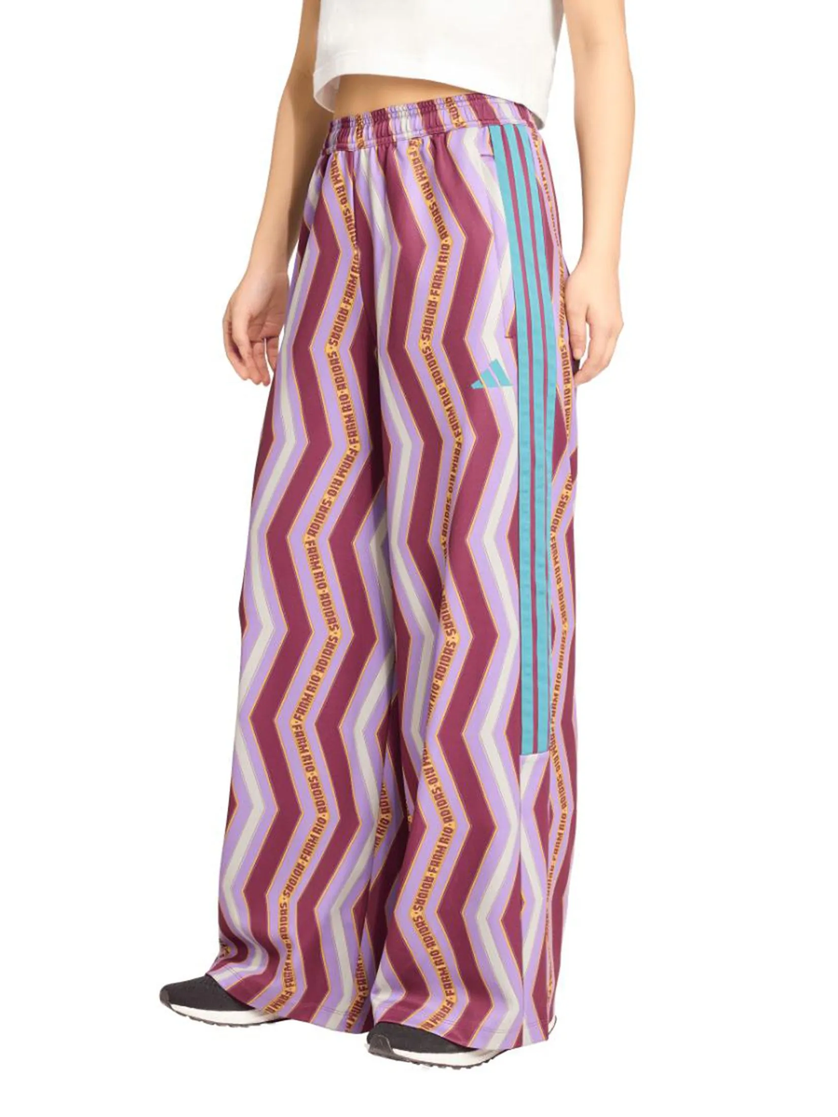 ADIDAS Women Track Joggers Adidas X Farm Tiro JL8616 Amazon Red / Violet Fusion / Ash Silver