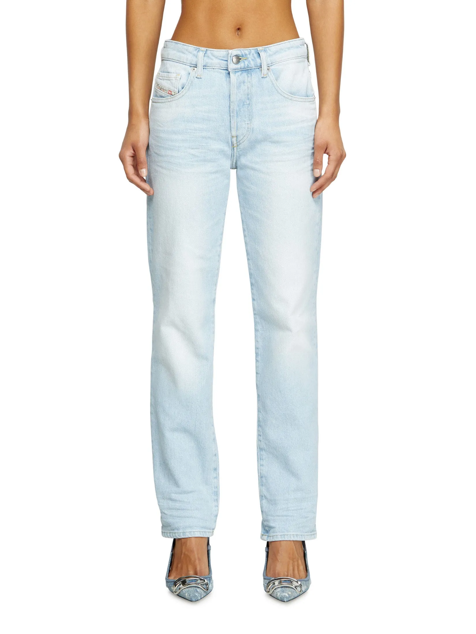 DIESEL Women Jeans Pants 1989 D-MINE L.30 TROUSERS White Size - 26 EU