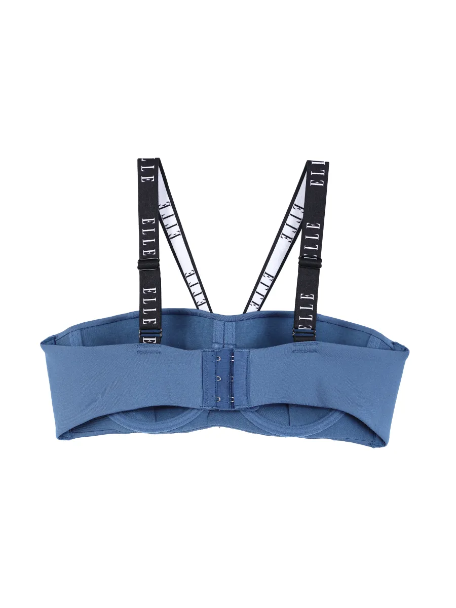 ELLE LINGERIE BRASSIERE MOULDED BRA LB4615 BLUE