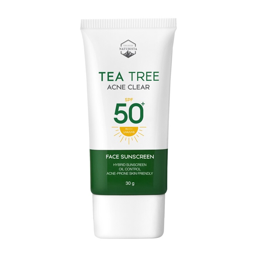 Naturista Tea Tree Acne Clear Face Sunscreen SPF50+ PA++++ 30 ml.