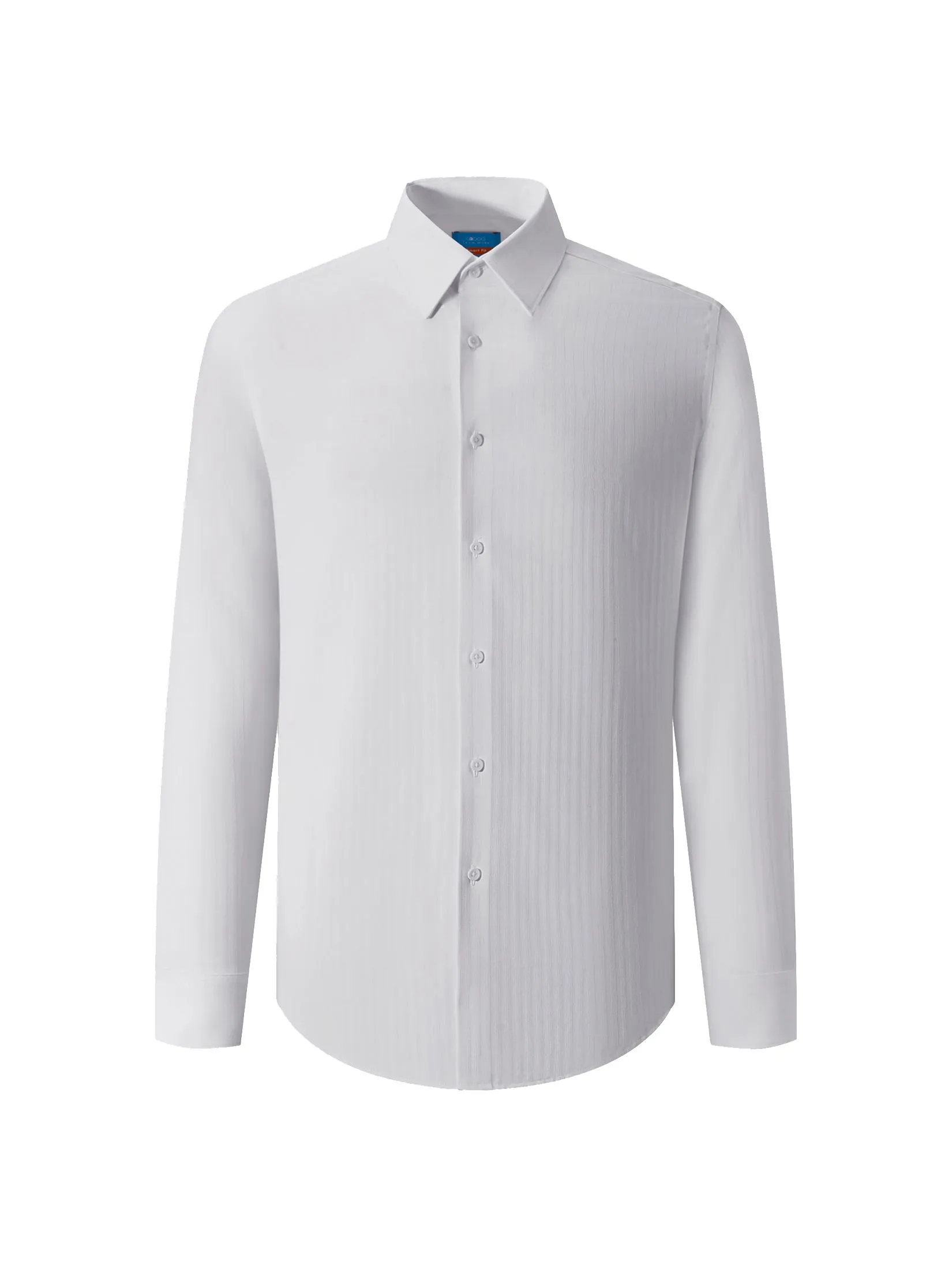 G2000 Men Clothing Non-Iron Silky Touch Herringbone Shirt  Smart Fit - White