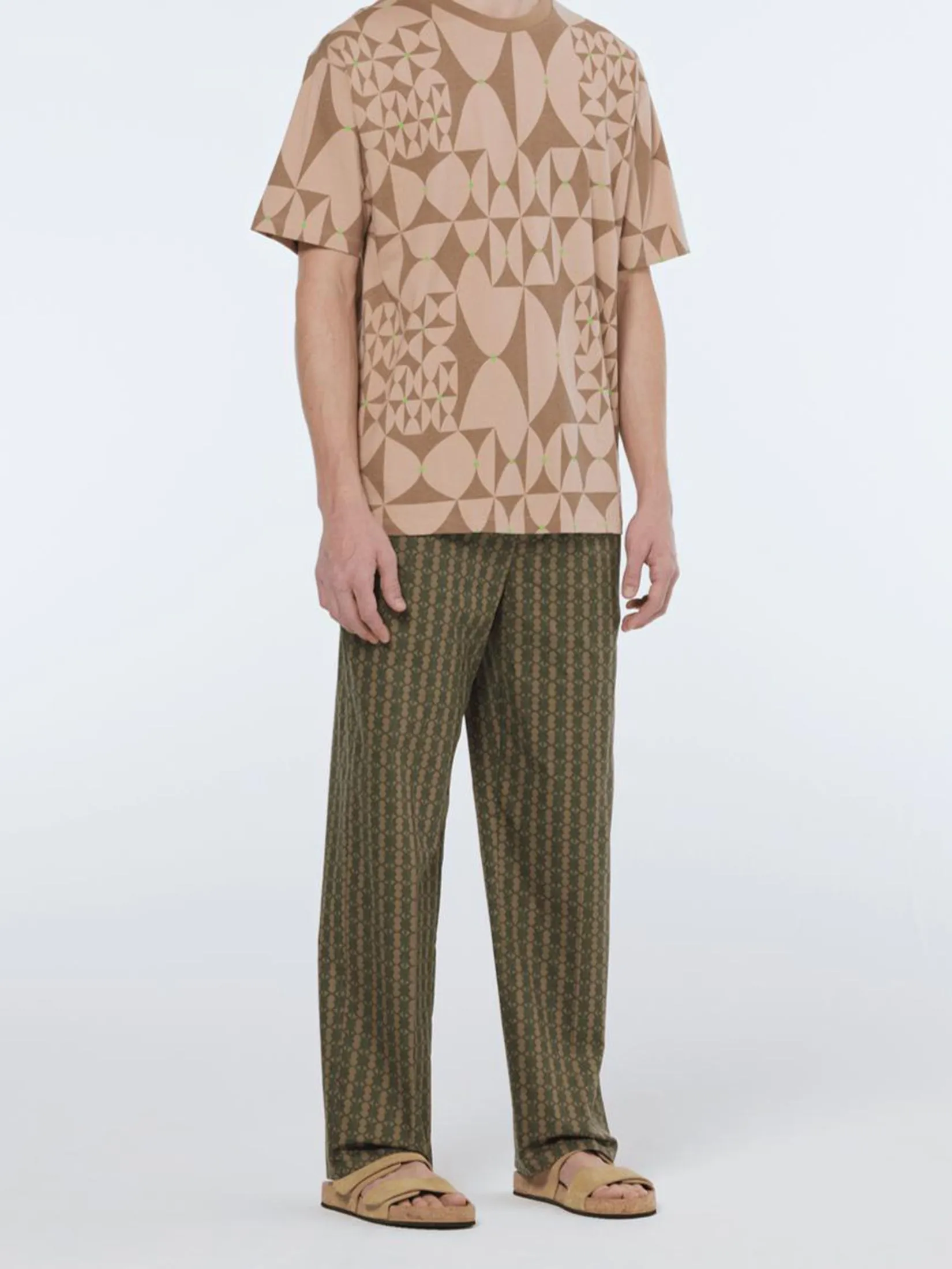 SCOTCH&SODA Men Jogger Straight Fit Printed Cotton-Blend Imagine AOP