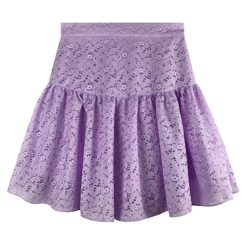 ICONIC PURPLE LILY SKIRT
