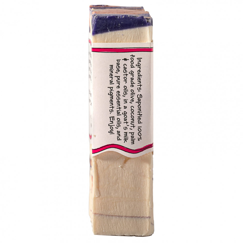 ZUM, Betsy Bar, мыло с козьим молоком, лаванда и лимон, 3 унции