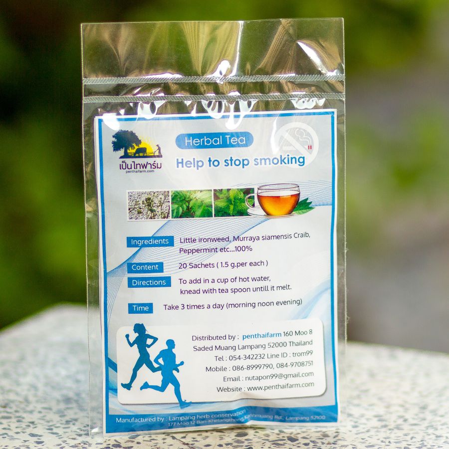 Травяной чай сбор от курения и для очищения легких 30 гр