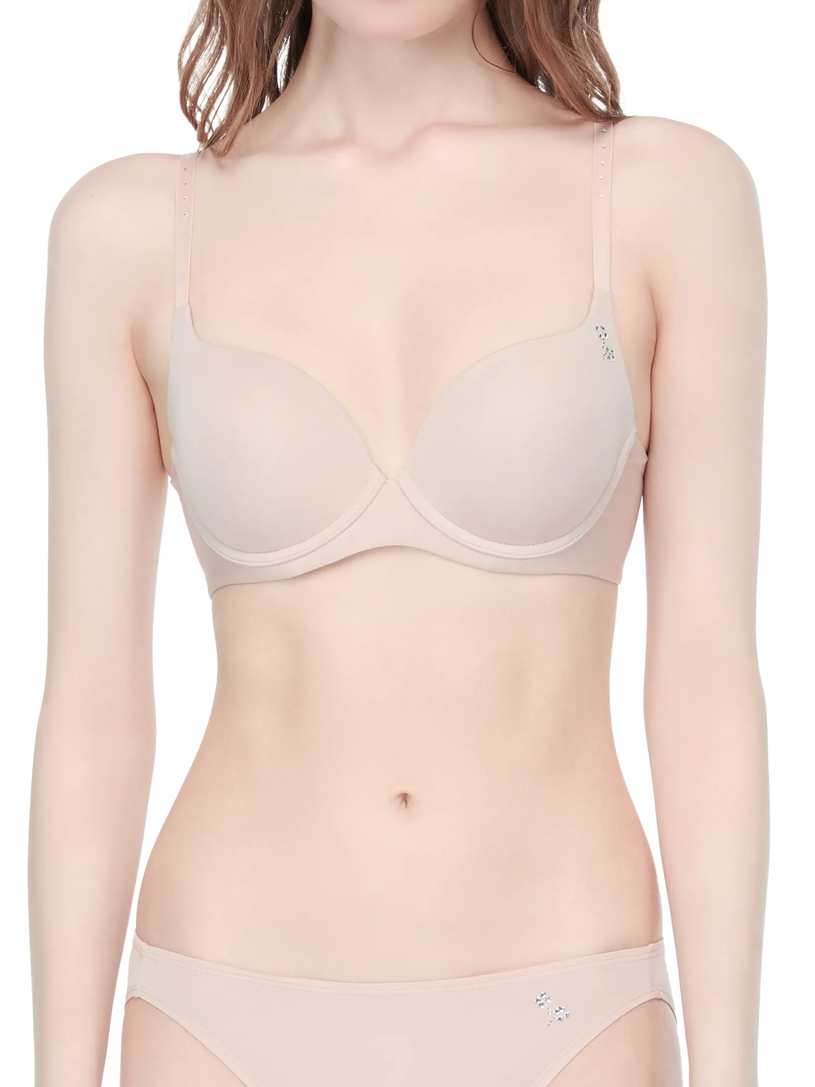 WACOAL Women underwire with thin foam padding 15 mm. Beige