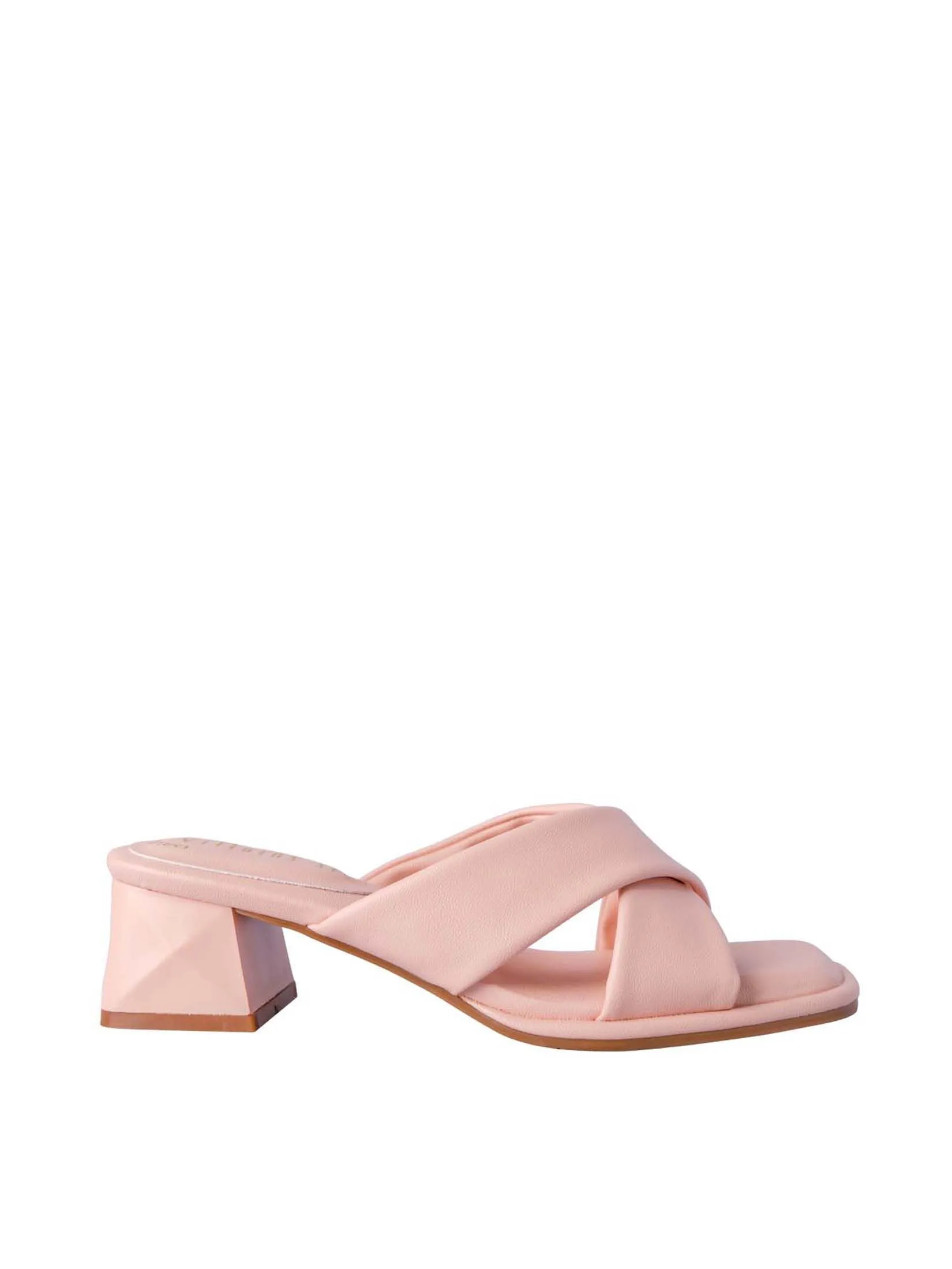 VILLAINS SF LOBELIA Women's Comfort Heeled Sandals PINK