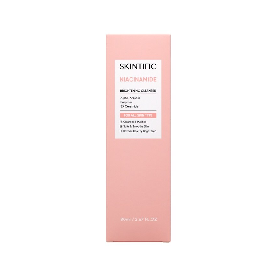 Skintific Niacinamide Brightening Cleanser 80 ml.