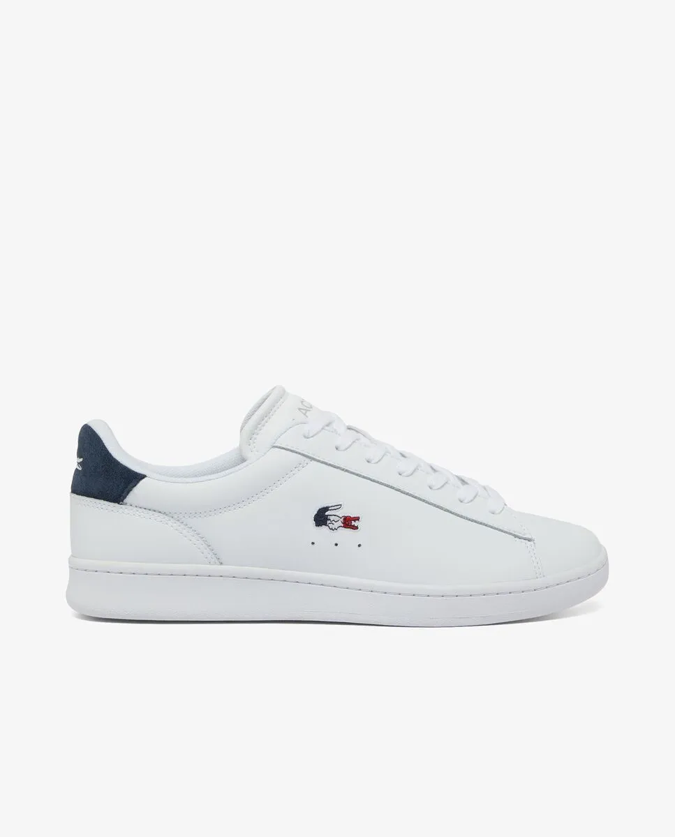 LACOSTE Men’s Carnaby Set Leather Sneakers White