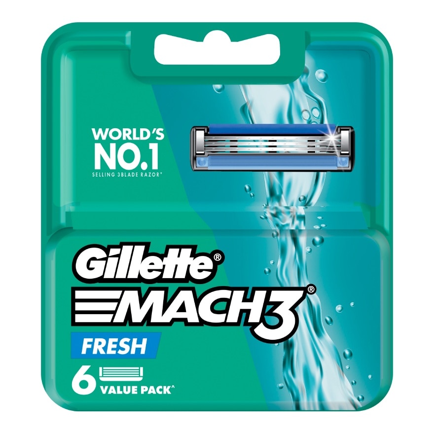 Gillette Mach3 Fresh Blade 6 'S