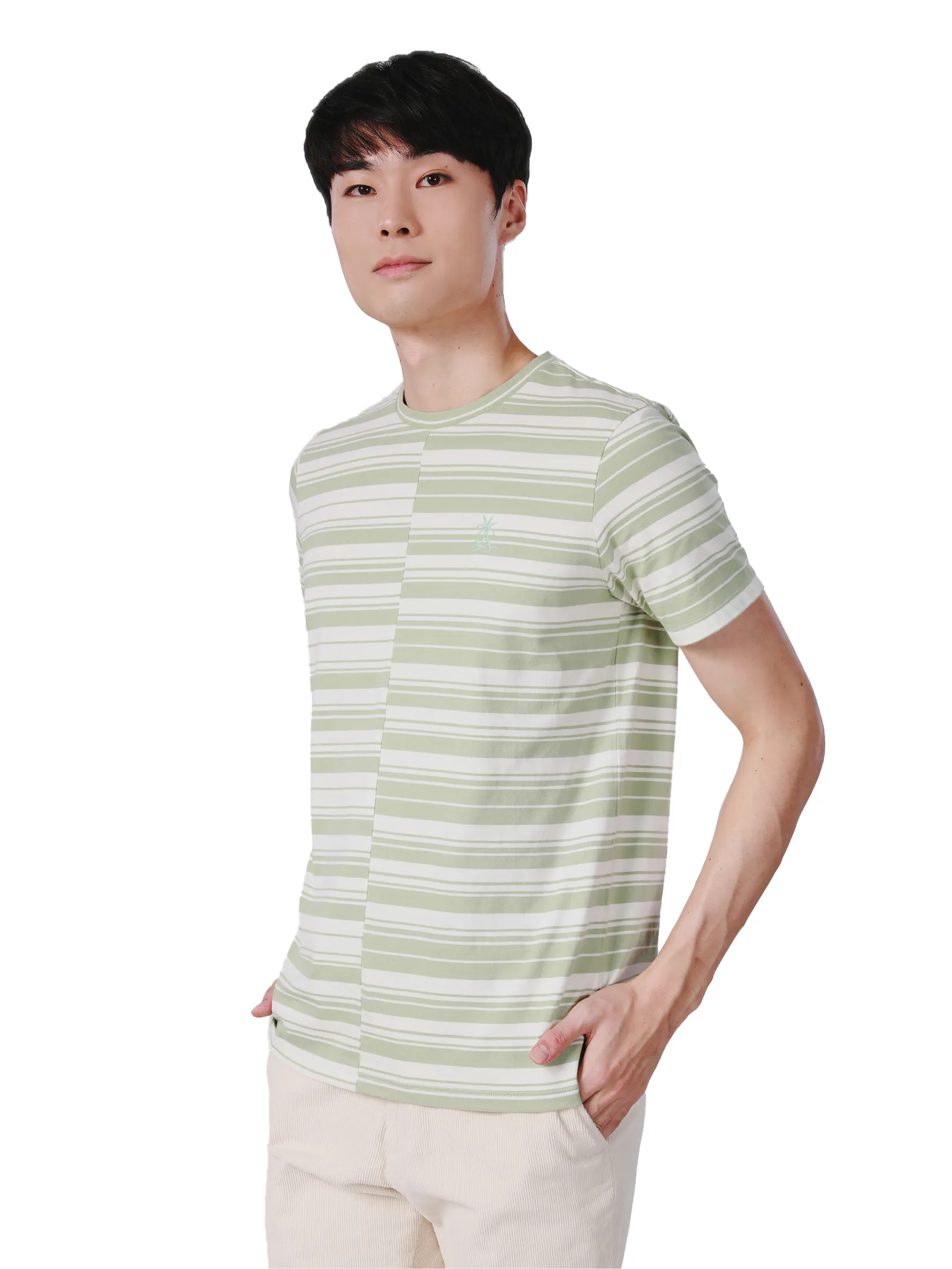 JOHN HENRY Men s T-Shirts (Slim Fit) SONGKRAN FESTIVAL Green