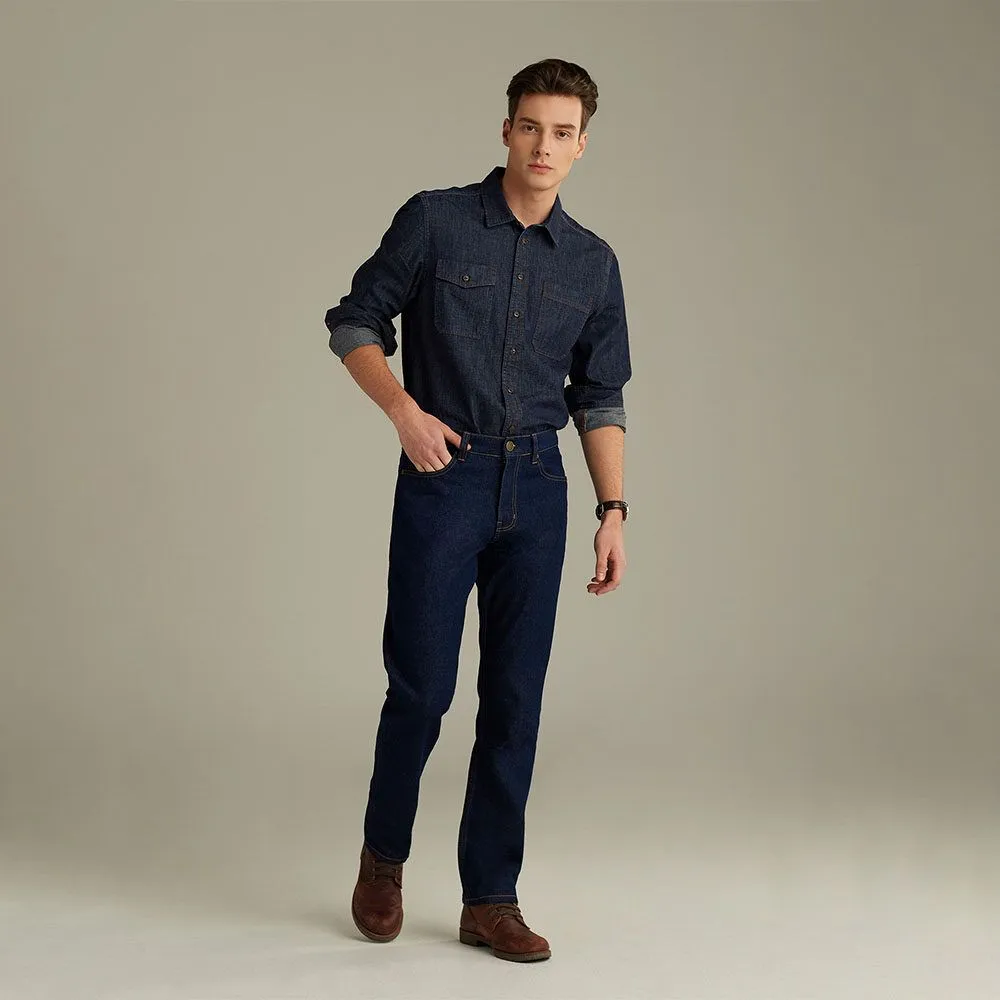 MC JEANS jeans men Straight straight leg, dark denim MAIP178