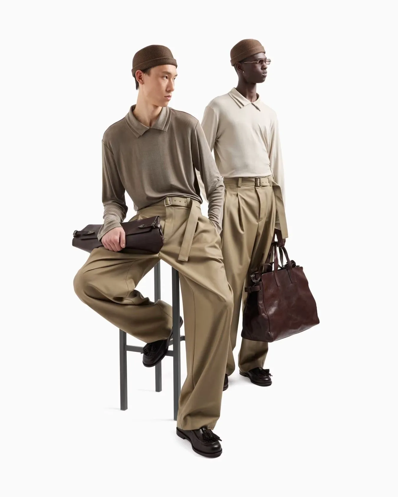 EMPORIO ARMANI Trousers Men EM001985-TE14505-U6269 Brown