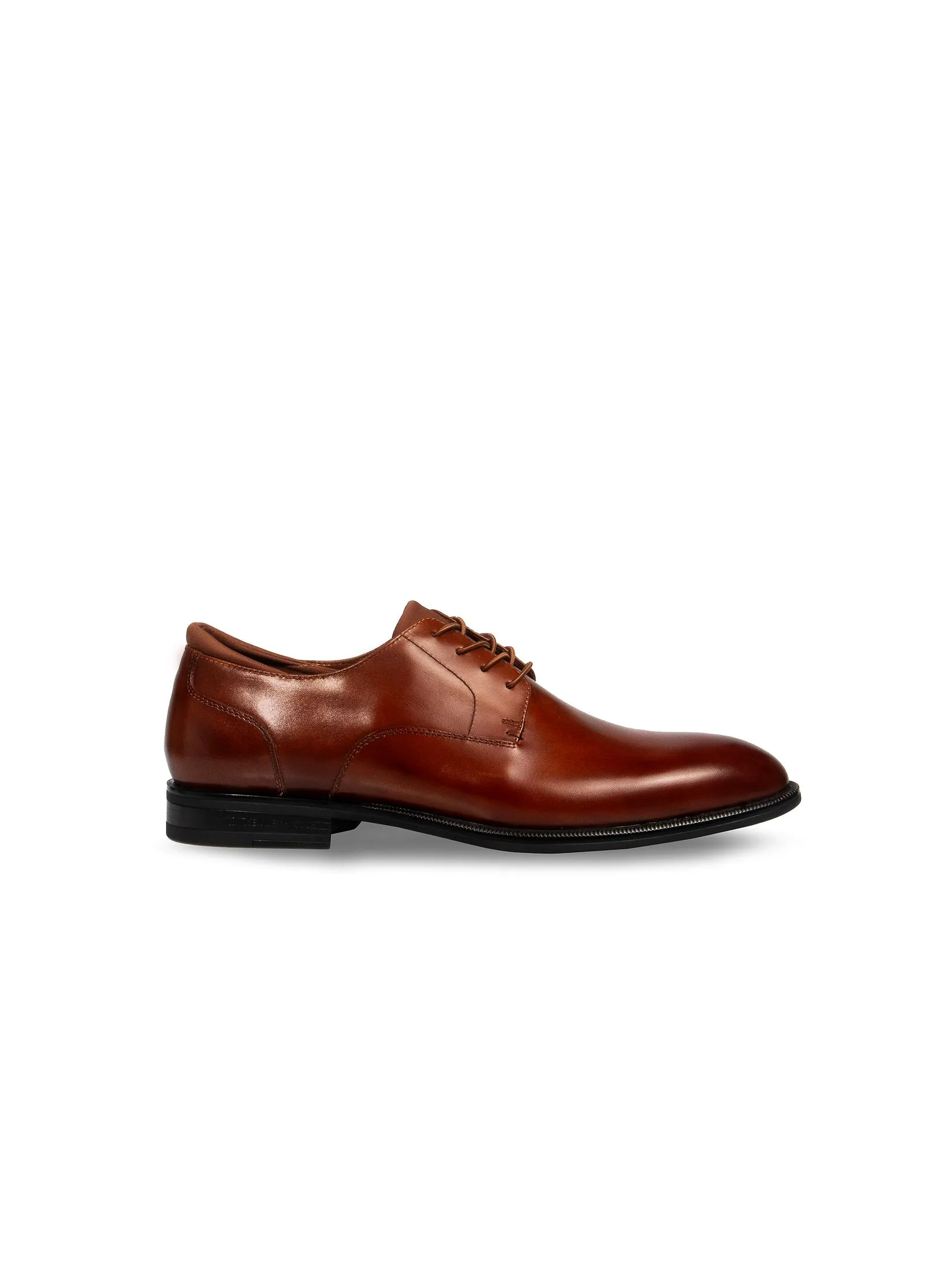 KENNETH COLE MEN DRESS SHOES REBOUNDPOD LACE UP PT / COGNAC