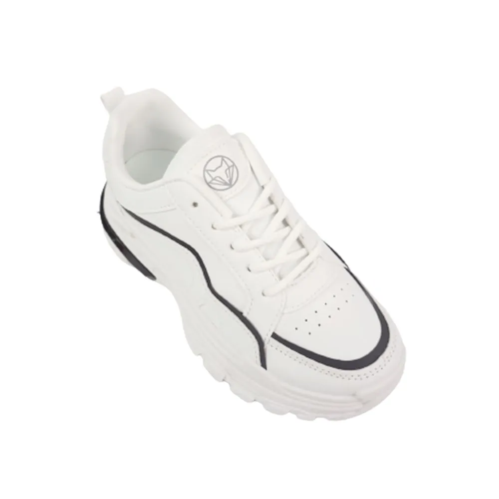 ROVING FOX White/Black Sneakers FW1946