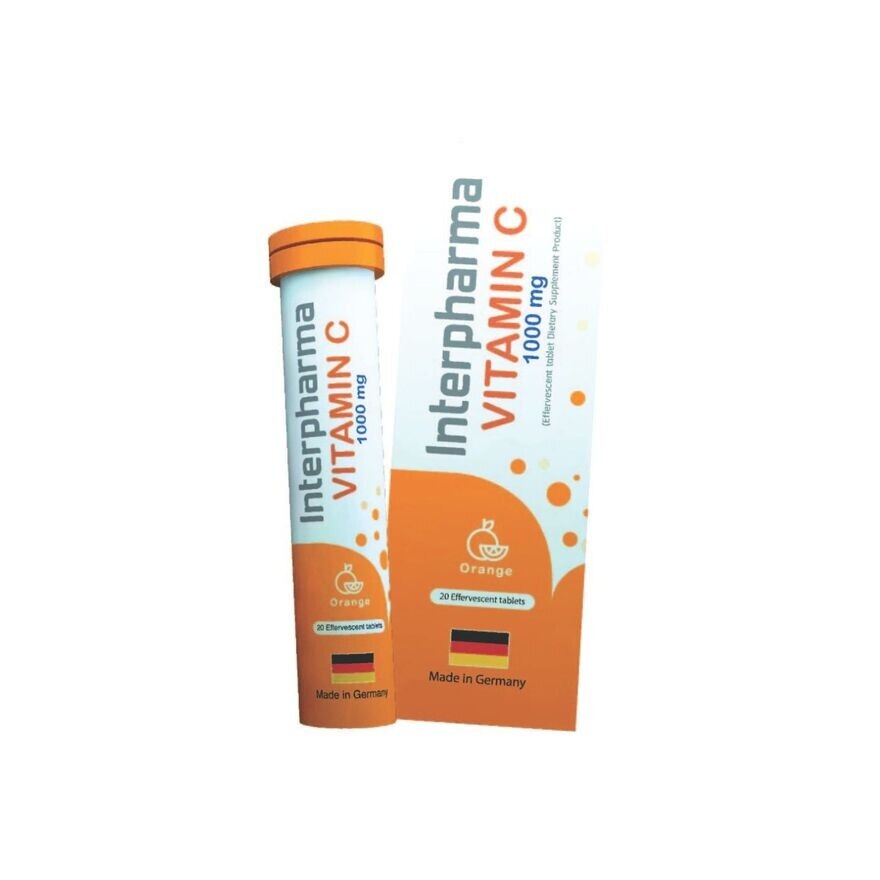 Interpharma Vitamin C 1000 mg. 20 Tablets