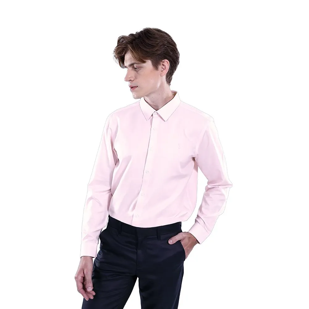 ARROW NON IRON LONG SLEEVE SHIRT Comfort Fit Pink Color
