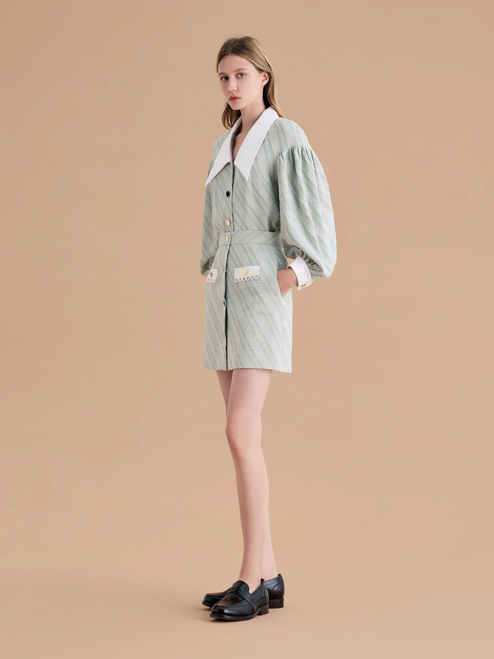 ASV ( SS25 ) Alda Women Mini Skirt Green