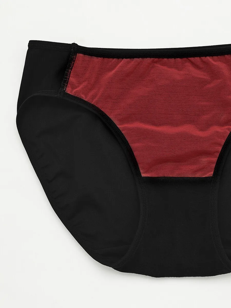 SABINA Panty Bikini Woman Modern V - Black