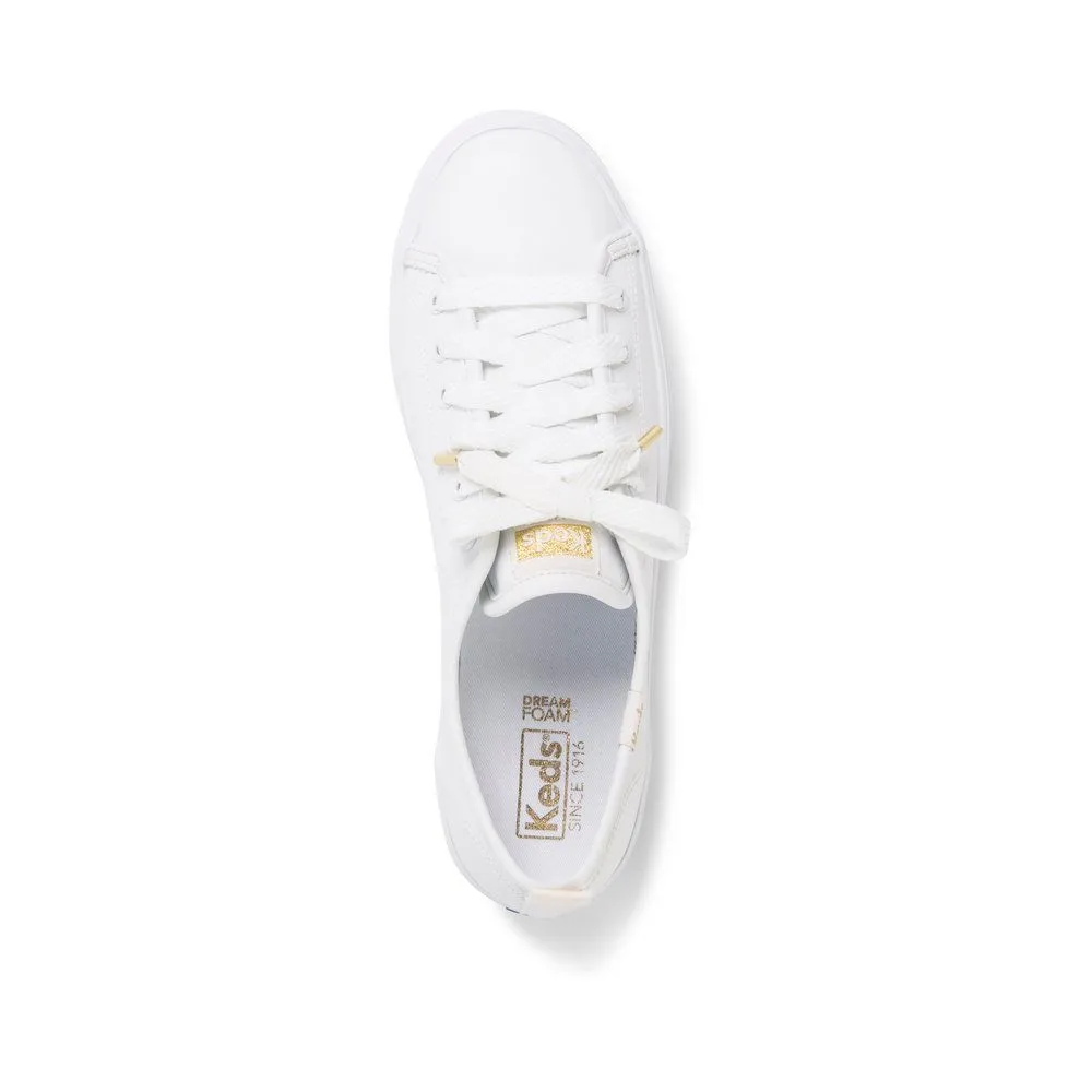 KEDS WHITE Keds TRIPLE UP LEATHER