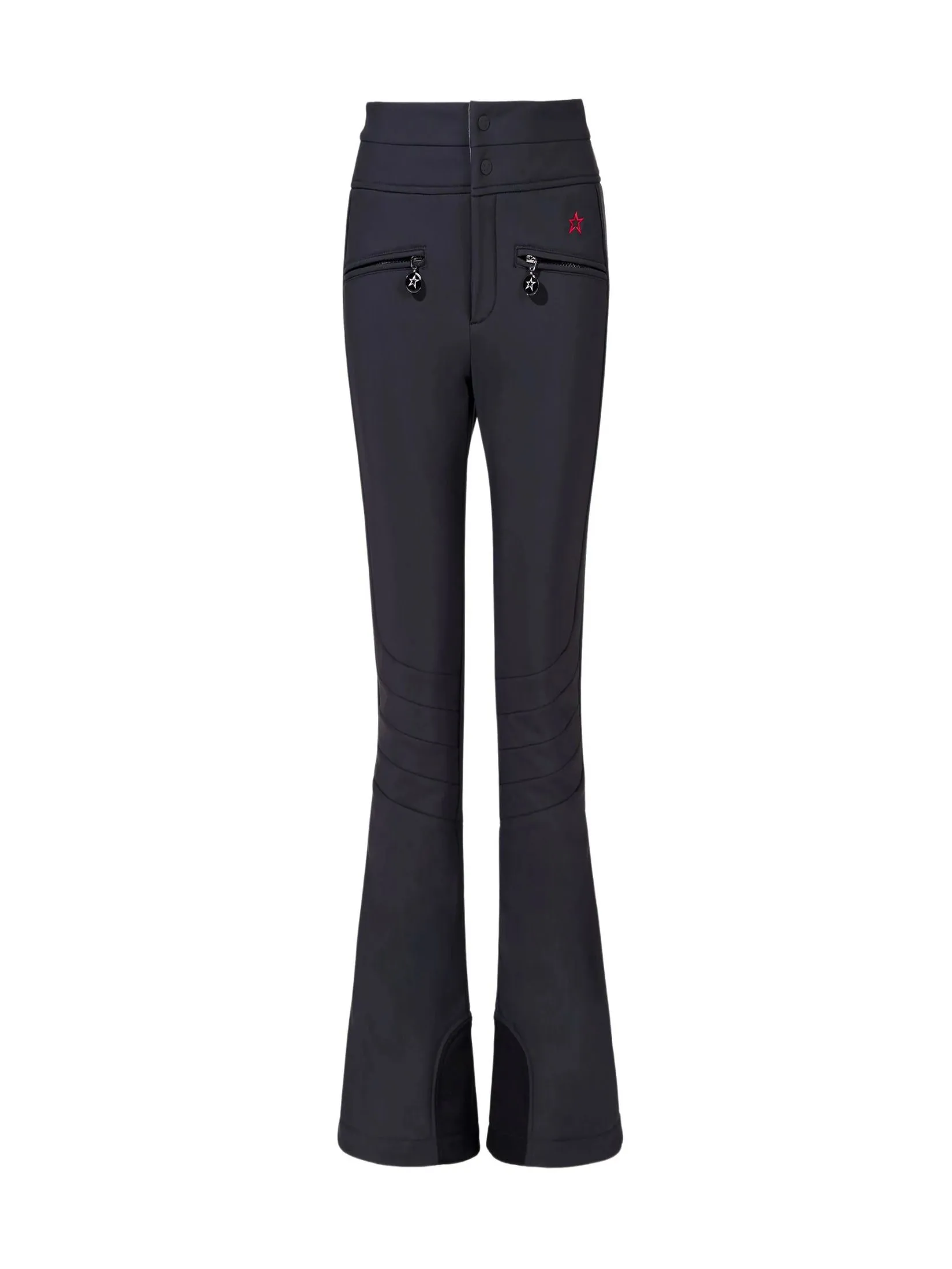 PERFECT MOMENT AURORA HIGH WAIST FLARE PANT  IN BLACK