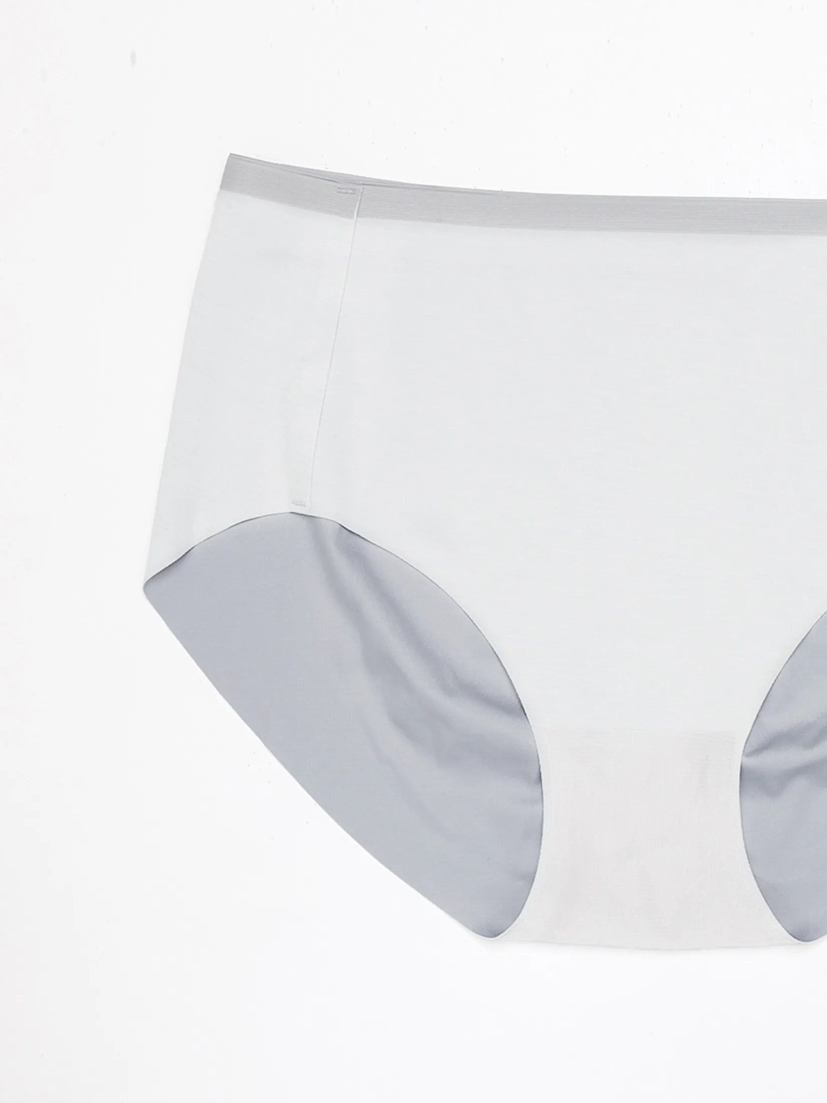 SABINA Panty High Waisted Woman Seamless Fit - Light Grey