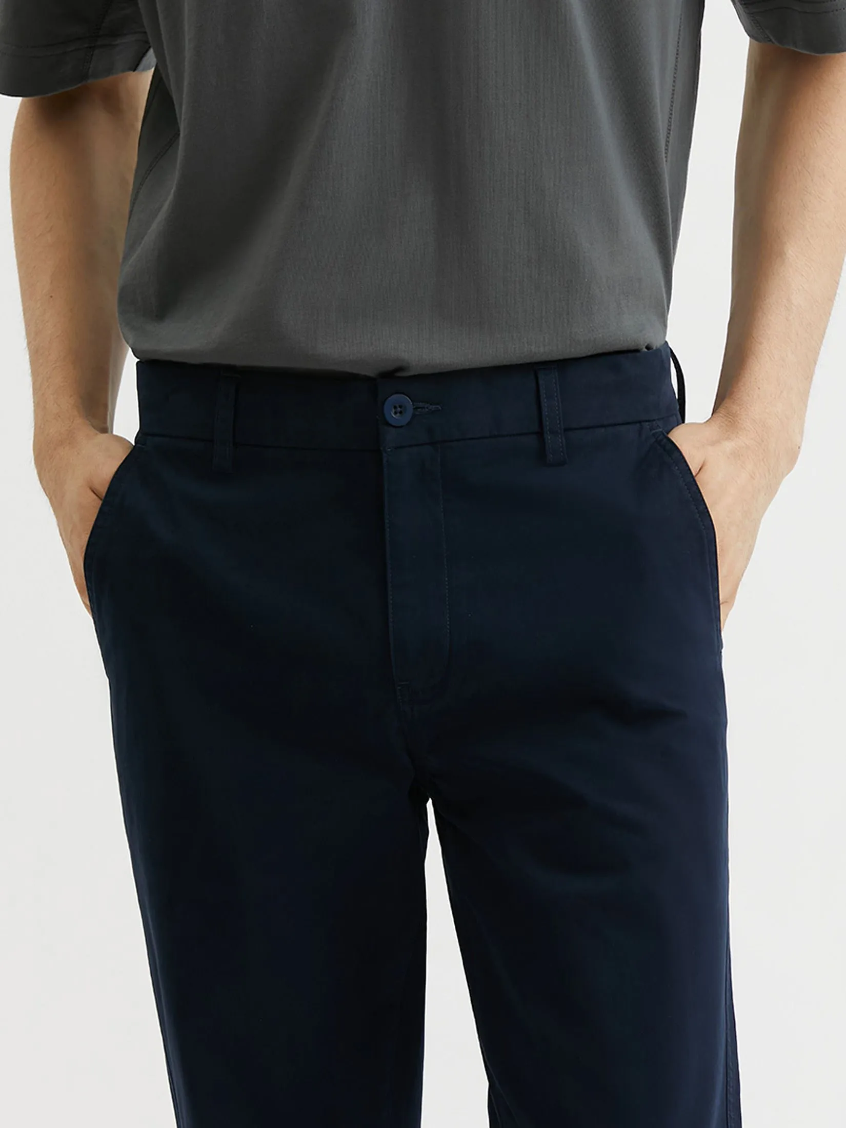 DAPPER DAPPER Everyday Stretch Chino Pants Navy