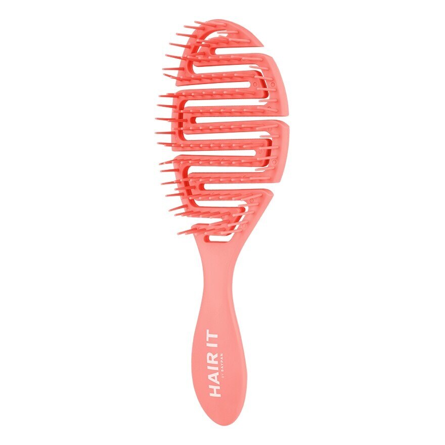 HAIR IT Flexi Relax Hairbrush Peach Mango Scent
