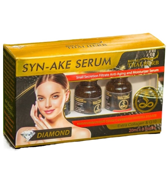 Сыворотка со змеиным пептидом Syn Ake Royal Thai Herb 3 шт по 20 мл
