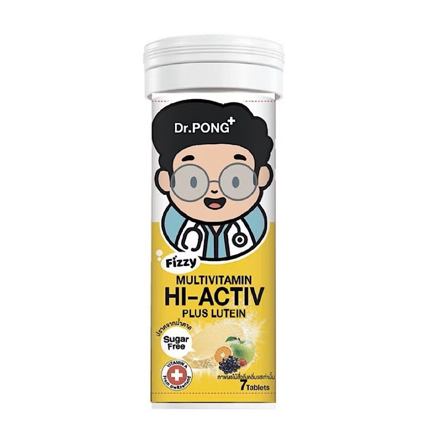 Dr.Pong Fizzy Multivitamin Hi-Activ 7 Tablet