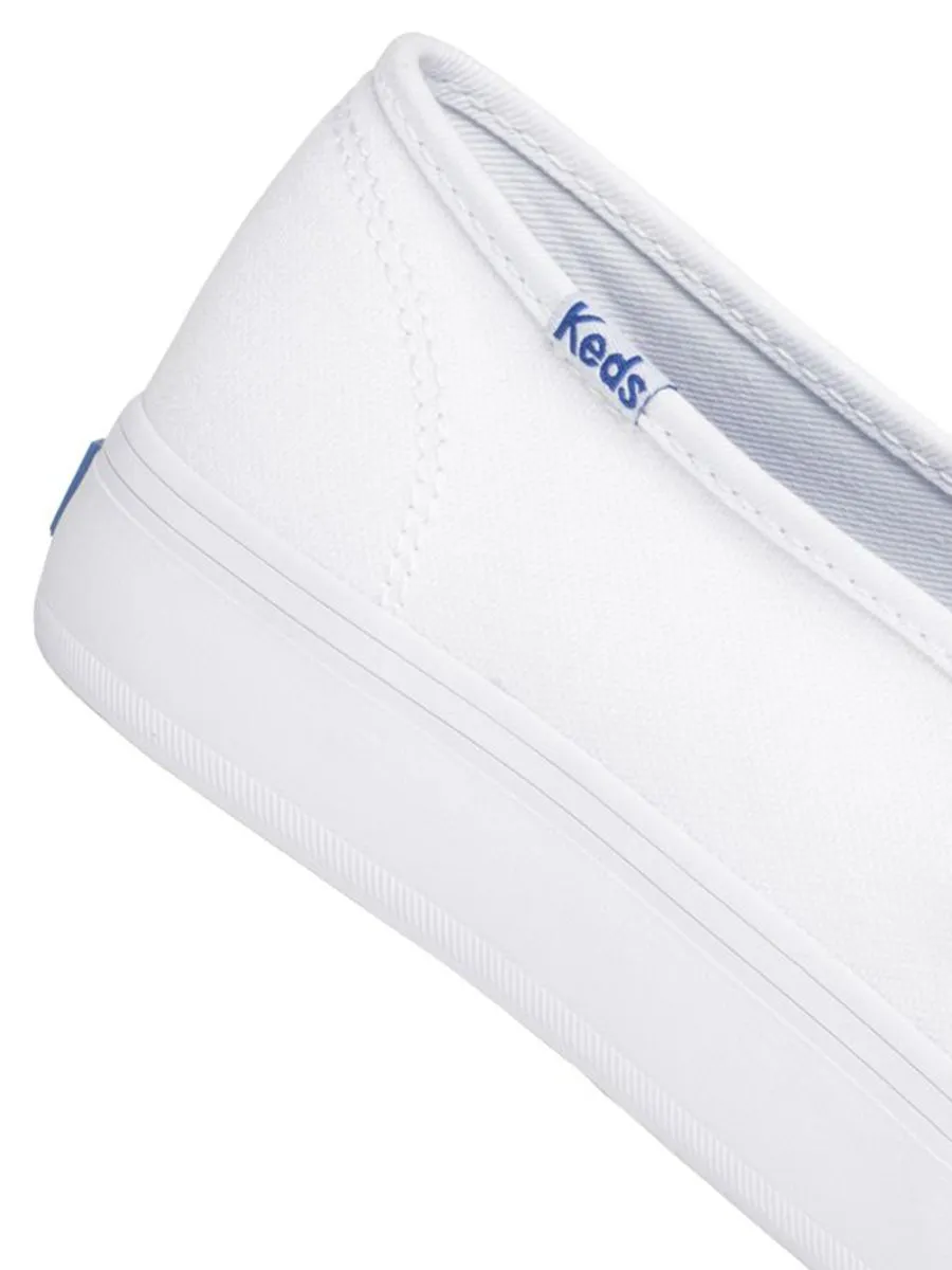 KEDS White Double Decker Canvas