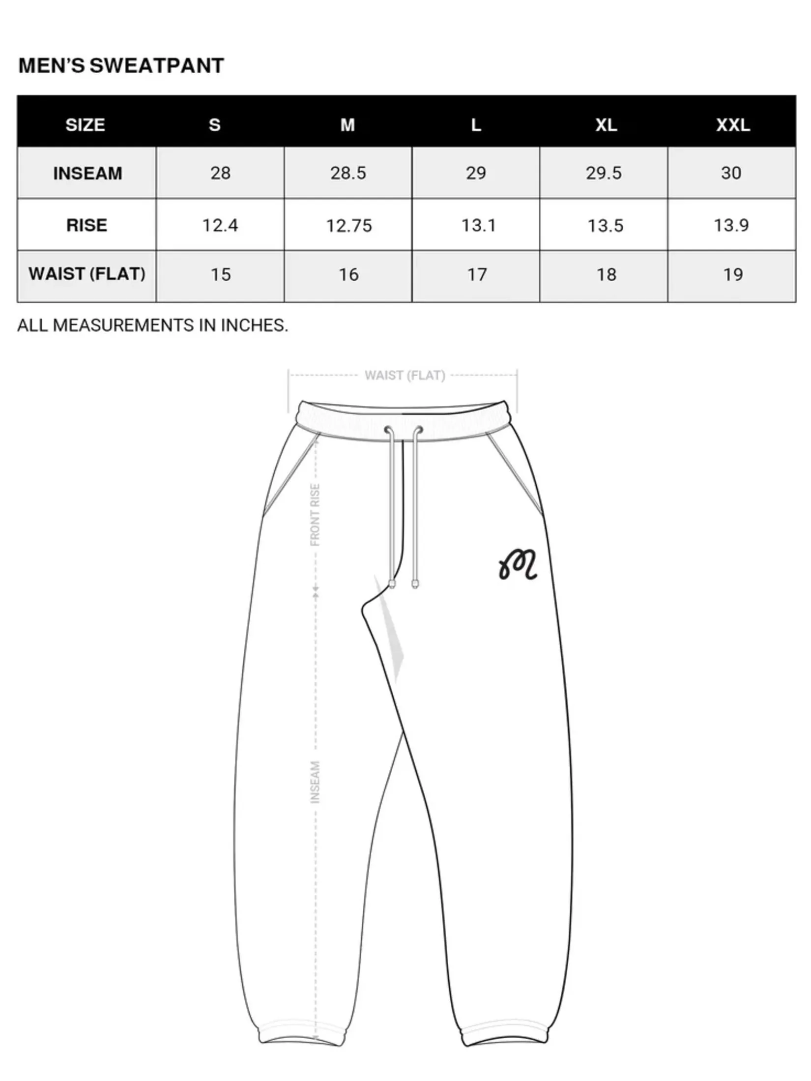 MALBON GOLF GOLF SCRIPT SWEATPANT IN NATURAL