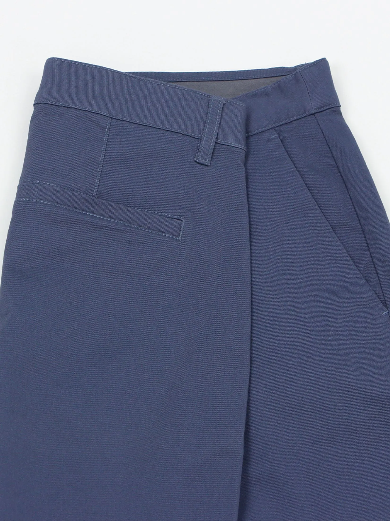 GIORDANO Men's Low-Rise Super Stretch Pants (180° Elastic Waistband) Cavalry blue