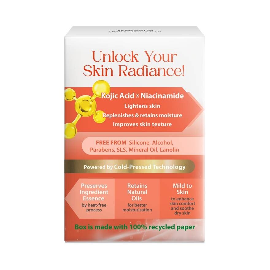 Watsons Kojic Acid Cold-Pressed Soap 135g.