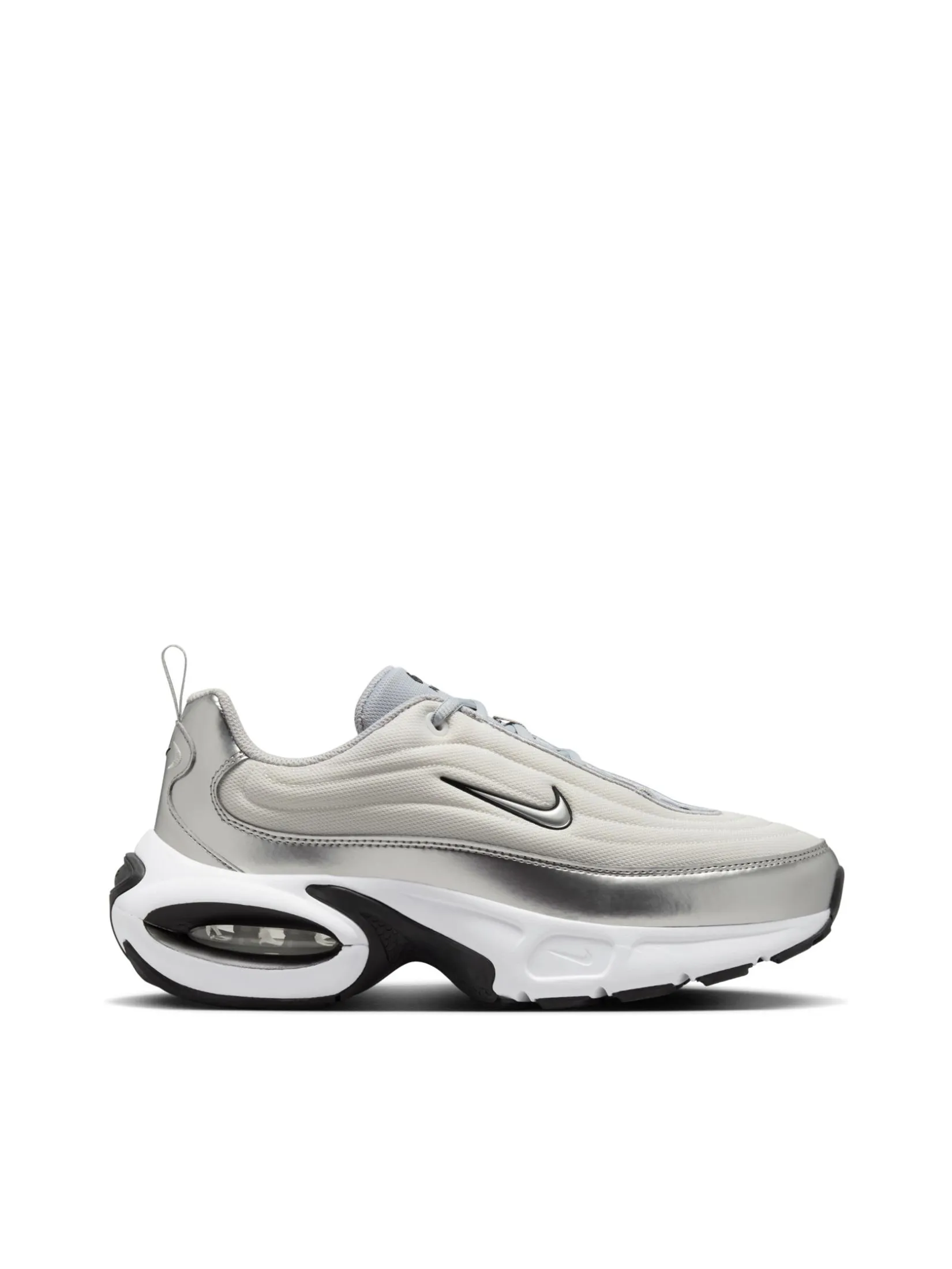 NIKE Women Sneakers Air Max Portal Se Metallic Silver/Black-Phantom-White
