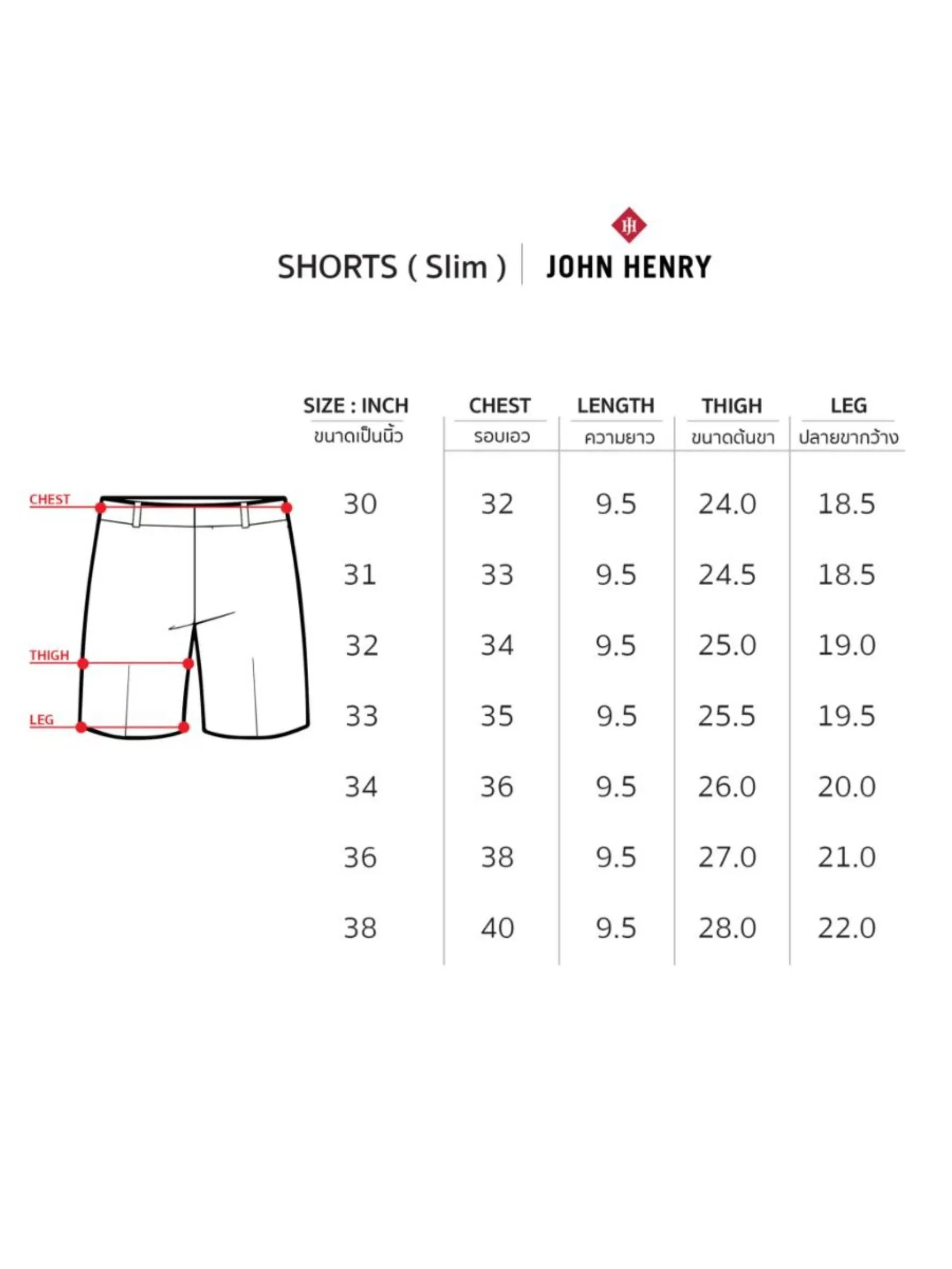 JOHN HENRY Men's Shorts (Slim Fit) REJUVENATE VACATION Blue