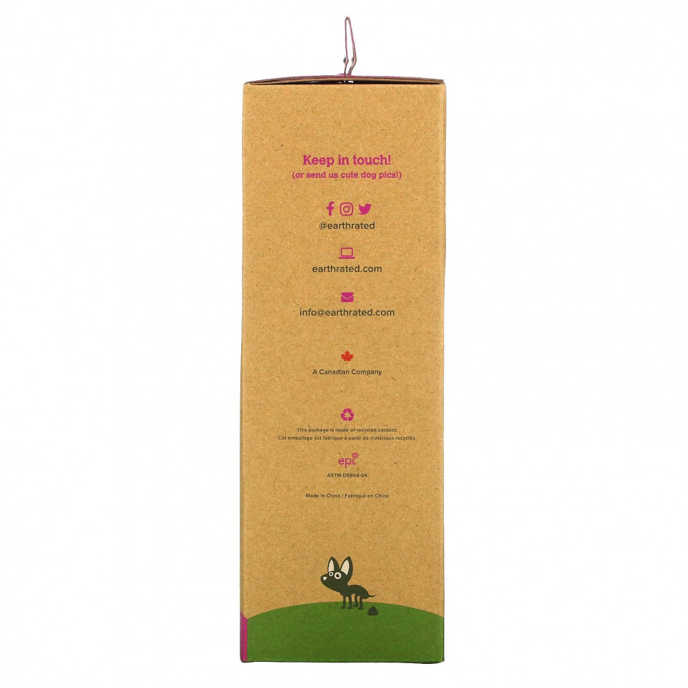 Earth Rated, Мешки для собачьих отходов, бледно-лиловые, 300 мешков