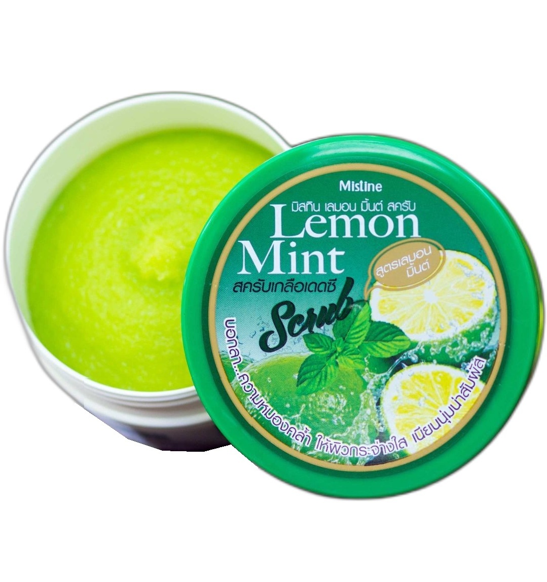 Солевой скраб для тела с мятой, лимоном и лаймом Mistine 180 мл