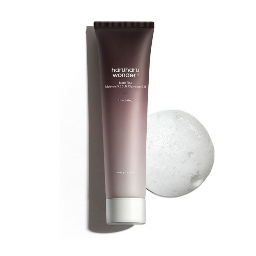 Haruharu Wonder Black Rice Moisture 5.5 Soft Cleansing Gel 100 ml.