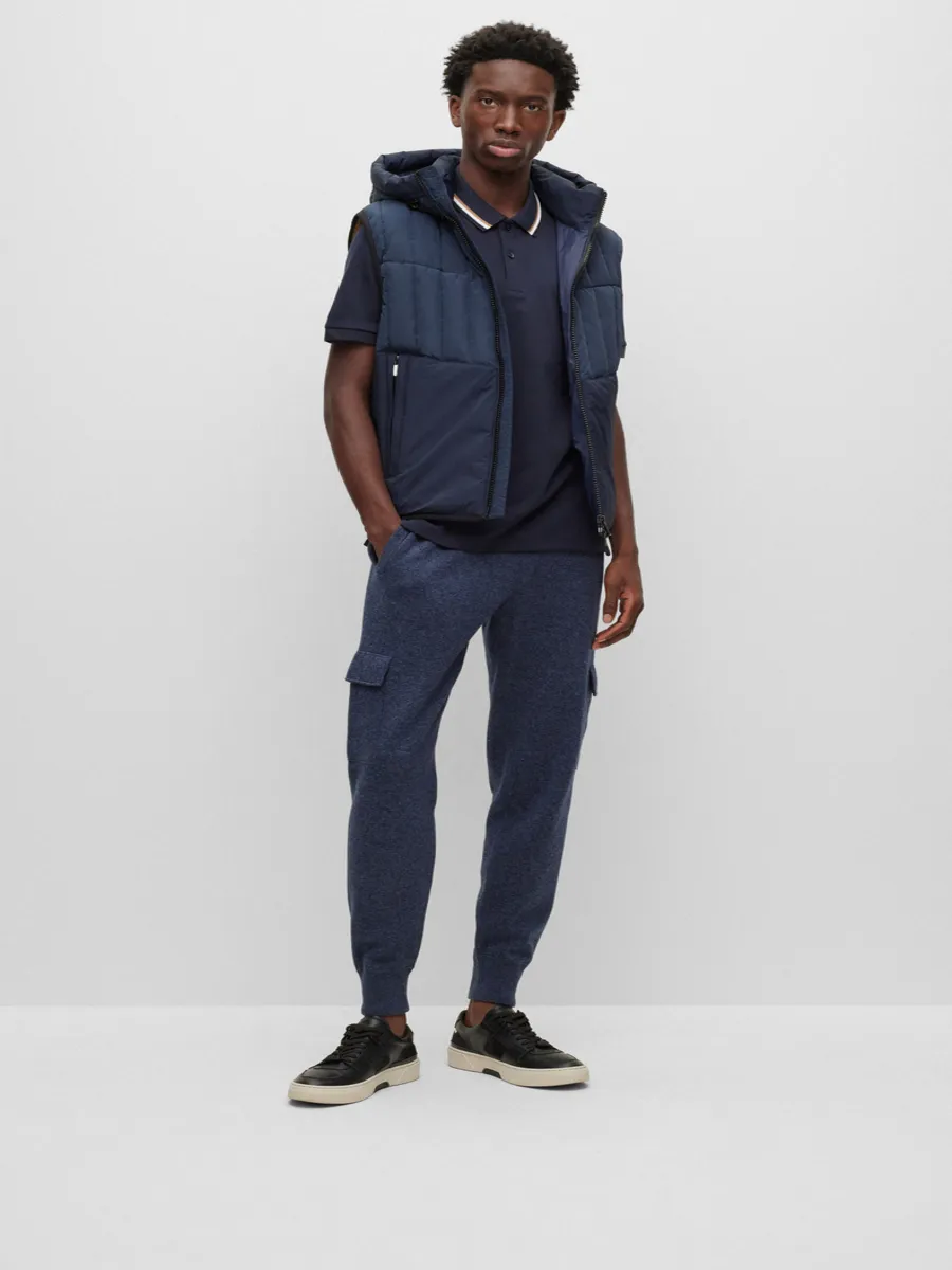 BOSS Men s Polos Slim Fit Dark Blue