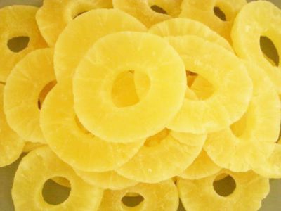 Сушеные тайские ананасы кольца 2% сахара 250 гр